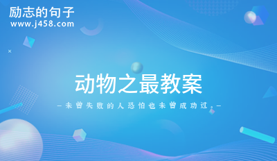 动物之最教案